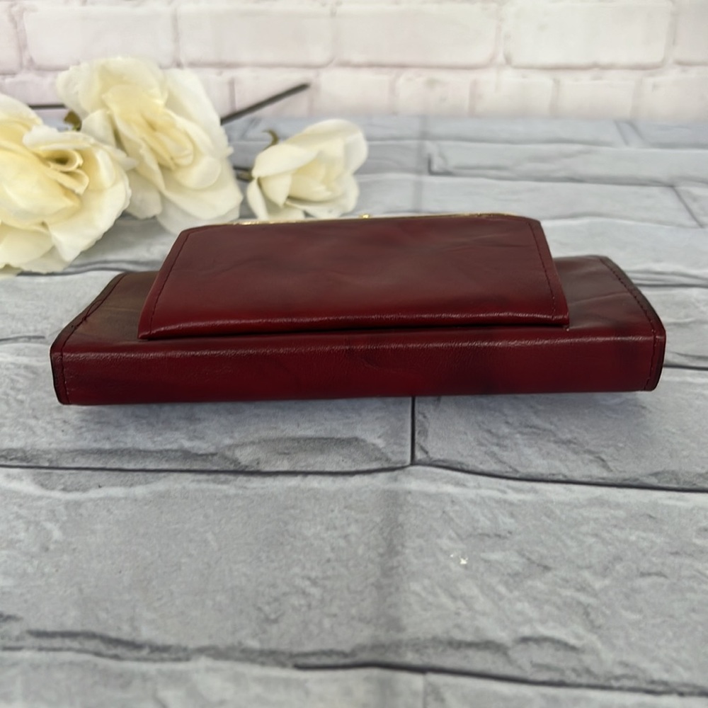 Amity Cowhide burgundy wallet - Picture 11 of 11